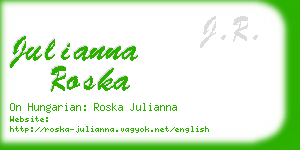 julianna roska business card